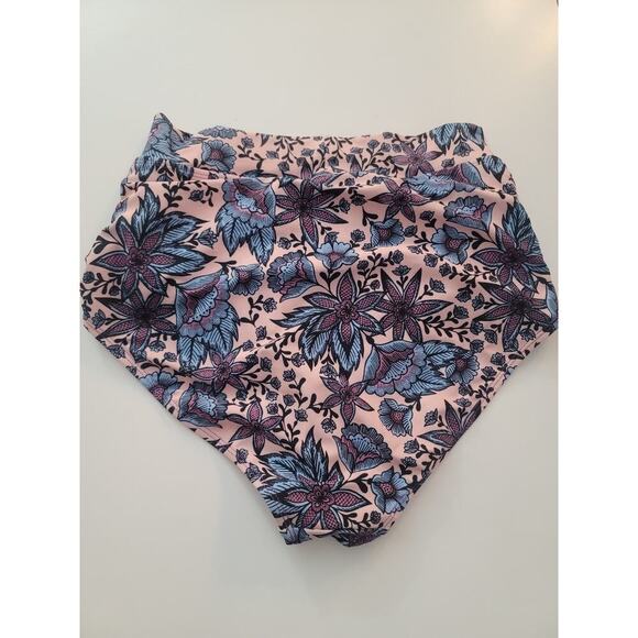 Women's Wild Romance Costa High Waist Swim Bottom Multicolor SZ M - Picture 3 of 4